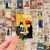 100 Pcs Vintage Waterproof Vinyl Stickers Bulk - Scrapbook Junk