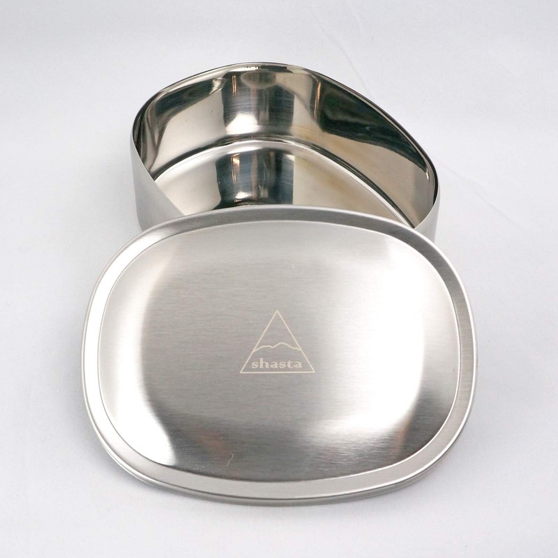 Takara Trading shasta Stainless Steel Lunch Box TWS-C-002 Silver Long