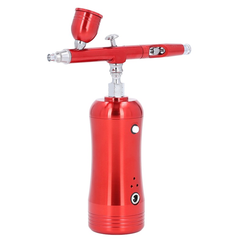Auto Cordless Airbrush Kit Rechargeable Handheld 17.4psi Compressor for Nails