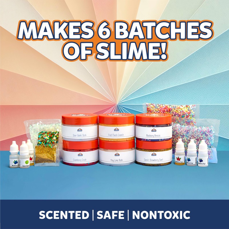 Elmer's Color Wheel Slime Kit, Includes Elmer's Gue Premade Slime,