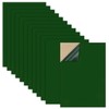 Caydo 12PCS Self Adhesive Felt Sheets, Soft Velvet Green Felt