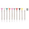 ZJchao Watch Screwdriver Set, 10Pcs Precision Screwdrivers with 8 Slots