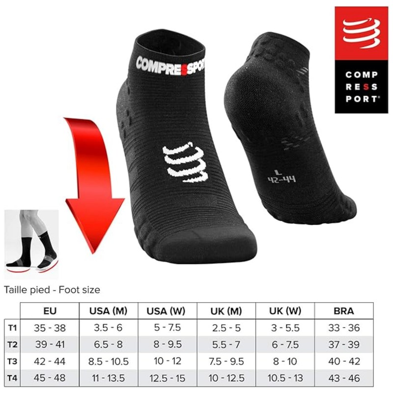 Compressport Low V3 Sock Low Running Socks, Men, V3 Sock