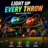 2pcs Magic Bouncing Ball 6-Lights,Transforming Flying Disc Ball, Pop-Up Rebound