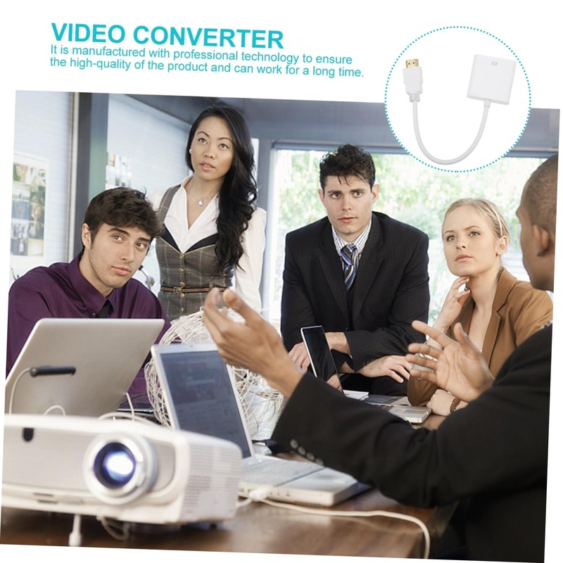 SEWACC Converter Cable High Definition Video Adapter for Projectors Monitors