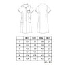 Nursley Blanc Style One-Piece (Women’s BC1001) Wrinkle Resistant, SEK Germs,