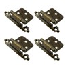 INCREWAY Overlay Cabinet Hinge, 4PCS Cupboard Door Hinge Concealed Wardrobe