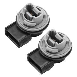 CADUFUELLY 2Pcs 2U5Z-13411-DA Rear Brake Stop Turn Signal Light Bulb Socket Holder, Replacement for Ford F Series 150 2009-2014, Replaces 2U5Z13411DA