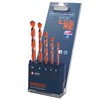 Presch Universal Drill Bit Set Professional 5-Piece Carbide Multi-Purpose Drill