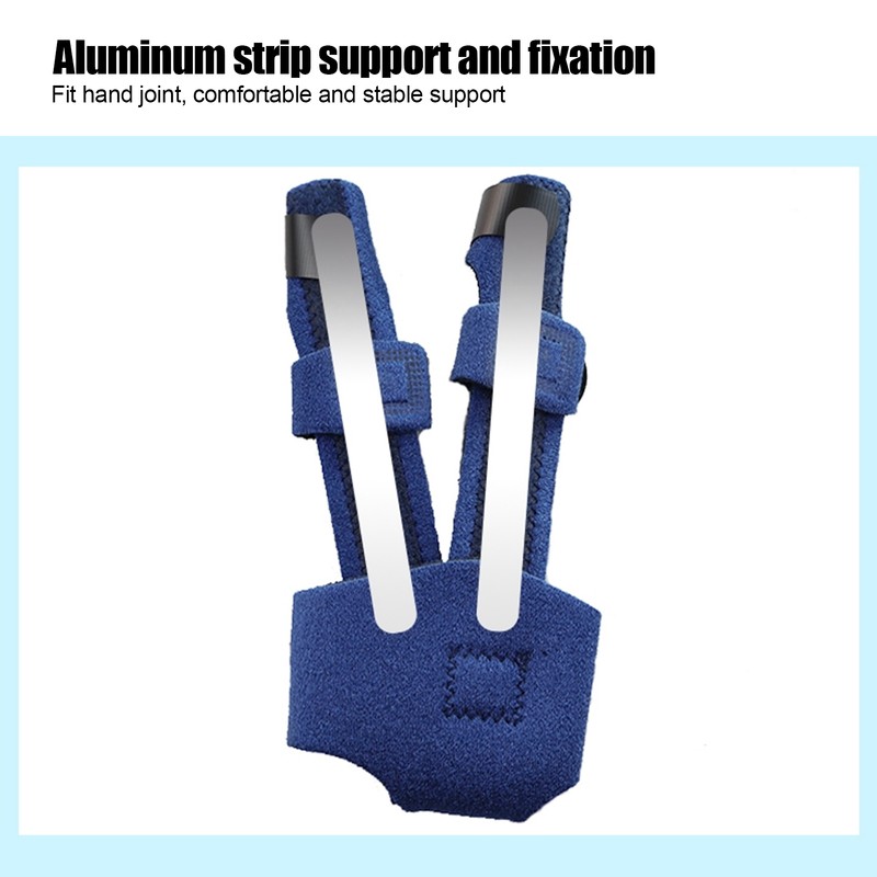 Two Fingers Splint Broken Injury Finger Adjustable Support Protective Correction
