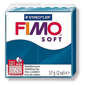 Staedtler FIMO Soft Polymer Clay - -Oven Bake Clay for Jewelry, Sculpting, Crafting, Calypso Blue 8020-31