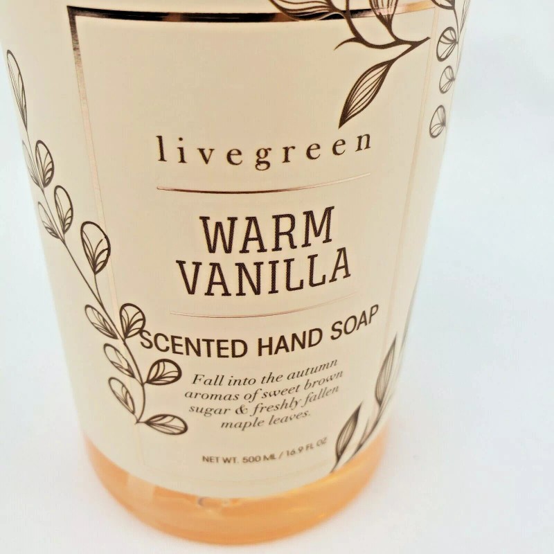 Livegreen 2X Livegreen Warm Vanilla Scented Hand Soap 16.9oz each
