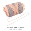 Hohopeti 5-ply Rainbow Cotton Yarn Knitting Yarn DIY Rope Handmade