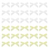 MECCANIXITY 50 Pcs Mini Ribbon Bow 1.8 Inch Mini Fabric