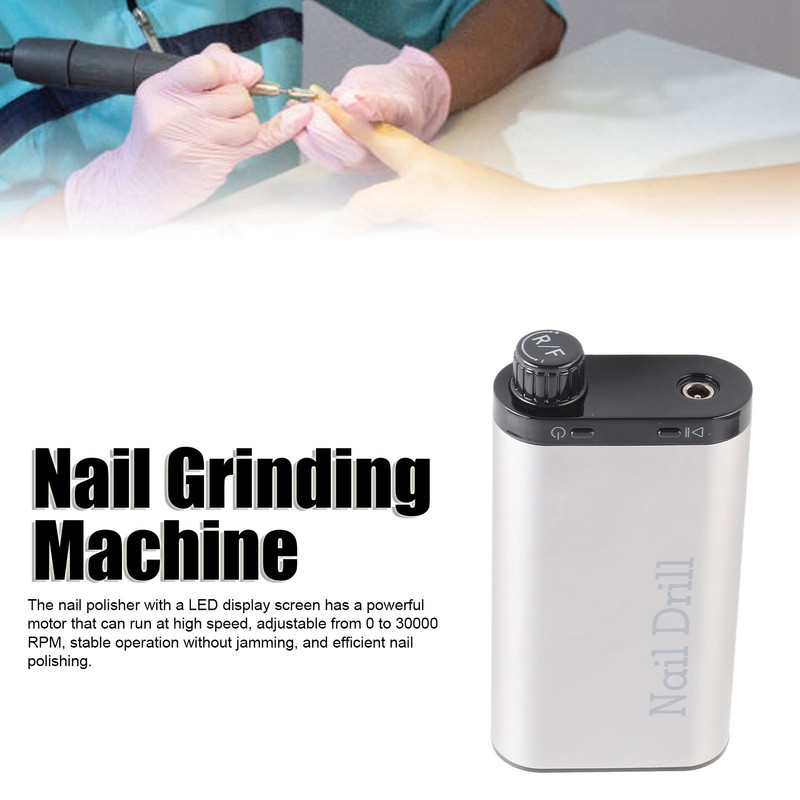 Nail Grinding Machine Powerful 4000mAh Long Lasting LED Display Speed
