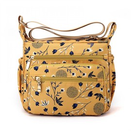 Simcat Crossbody Bags for Women,Multi Pockets Handbags for Women,Nylon Handbags Shoulder Bags Lightweight Cross Body Handbags for Women Girls Travel Daily Use Shopping (Yellow)