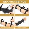 Fhioevt Arm Guard Archery Leather Forearm Protection Archery Adjustable with