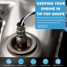 2Pcs O2 Oxygen Sensor Downstream Upstream 15717 Fits for 1990-2014 Ford F150 F250 F350 Ranger Escape Explorer Lincoln Mazda Mercury Replace 15716 15664 ZZC318861