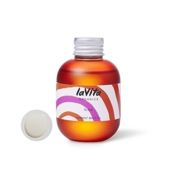 Rabita Organics Firment Body Oil, Fresh Lavender, 3.4 fl oz (100 ml), Body Care, Lavita Organics, Present, Gift, Female Cosmetics