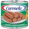 Carmela Chicken Vienna Sausage in Chicken Broth, Natural Smoke Flavor,