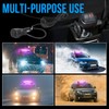 MIRUNNY 18.6" Emergency Strobe Lights Bar for Trucks Waterproof Double