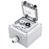 OELFFOW IP67 Button Switch Outdoor Waterproof Box 2 Push Button