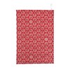 Tea Towel in Cath Kidston Freston Rose Red Handmade in