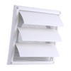 Plastic Air Vent Grille Cover Practical 3 Flaps Wall Ventilation