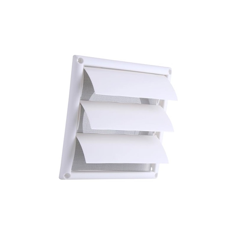 Plastic Air Vent Grille Cover Practical 3 Flaps Wall Ventilation