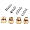 4PCS Walking Foot Valve Button Replacement Excavator Joystick Button for