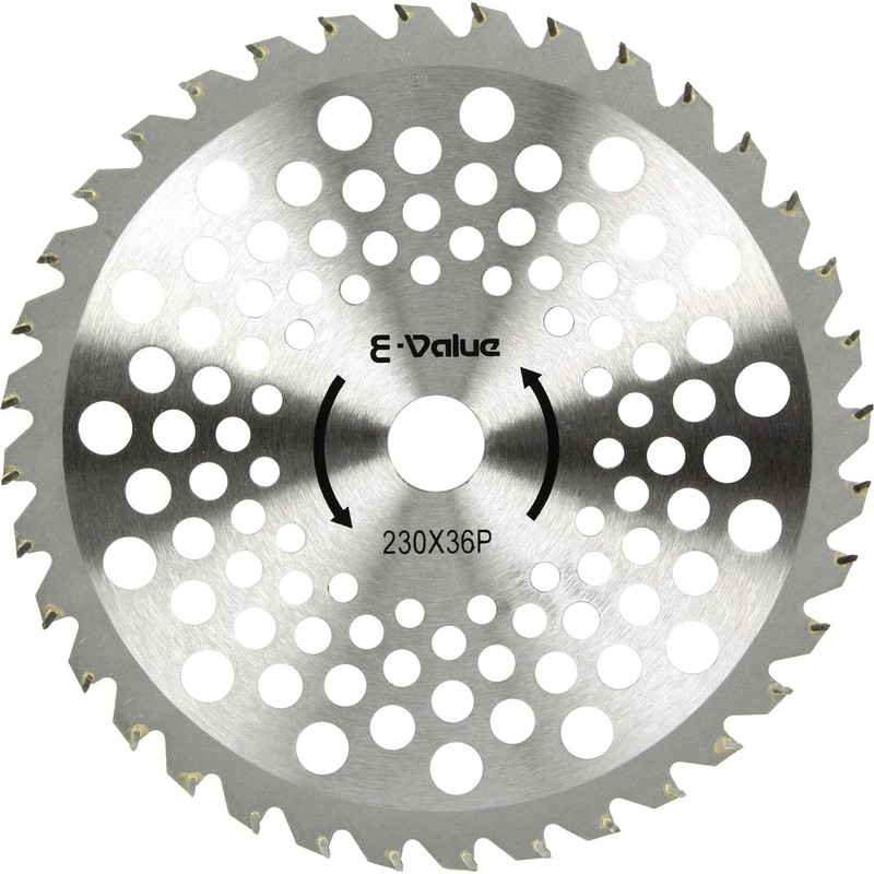 E-Value Lightweight Chip Saw for Cutting Grass 2 Disc Set