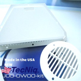 TecNiq USA Air Vents New WHITE TECNIQ USA RV Camper Side Vent Truck Cargo Work Trailer