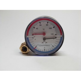 Afriso Thermo Pressure Meter TM80 63341 Axial