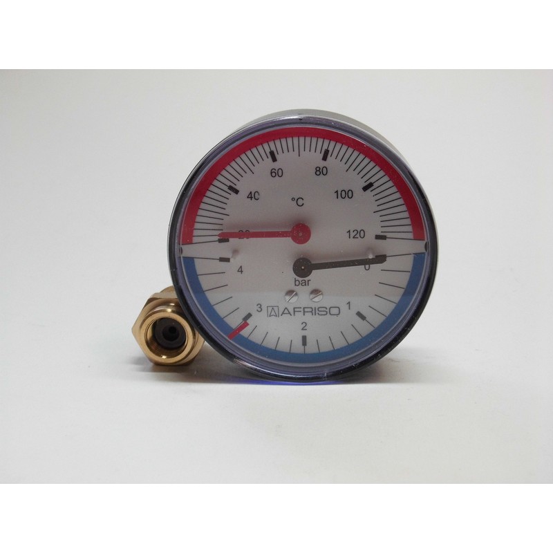 Afriso Thermo Pressure Meter TM80 63341 Axial