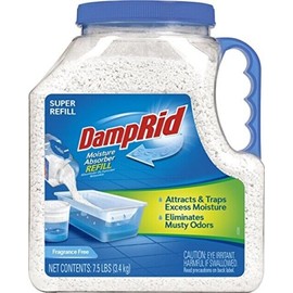DampRid FG37 Moisture Absorber Refill, 7.5 lb, Fragrance Free