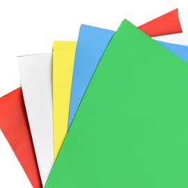 5 Pcs Transfer Paper, Carbon Transfer Paper 11x9Inch, Carbon Water-Soluble Tracing Paper Transfer Pattern on Cross Stitch Cloth, Canvas, Wood for Home Sewing(Blue, White, Green, Red, Yellow)