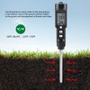 EC Tester with LCD Display Soil Conductivity Temperature Meter for