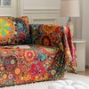 Erbnaryx Boho Couch Cover Sofa Covers Tassels Designe for Sectional