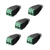 SIENOC 5 Packs of Phono RCA female Plug to AV