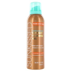 Sunkissed Instant Tanning Gel Water Resistant Warm Skin Tone 150ml