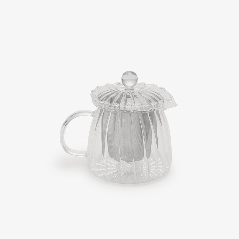 Afternoon Tea Living HD94 Ruffled Teapot, Clear