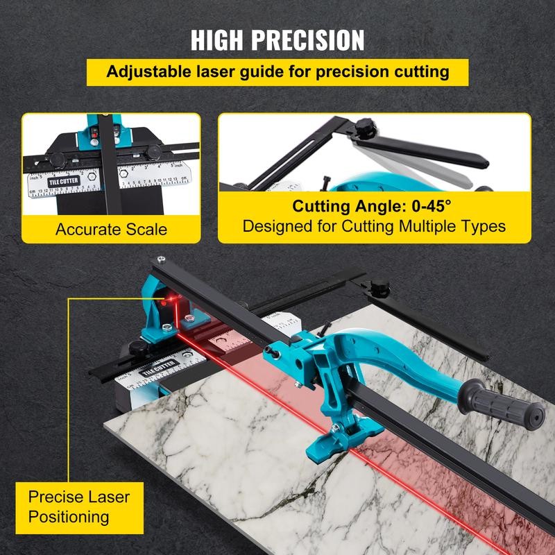 VEVOR Tile Cutter, 48 Inch Manual Tile Cutter, Tile Cutter