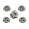 VOSANTU 3/8-16 304 Stainless Steel Anti-Theft Locking Nuts 16TPI Security