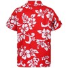 V.H.O. Men’s Funky Hawaiian Shirt | Short-Sleeved | Front Pocket