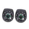 Sosoport 2pcs Detachable Compass for Watch Portable Camping Compass Outdoor