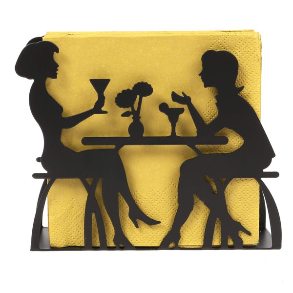 ORNAMI Metal Napkin Holder, Decorative Tissue Holder for Table (Dining
