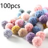 ToBeIT Pompoms, Colourful Pompoms Balls, Fluffy Plush Balls, Pom Pom