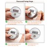 Large Combination Cabinet Cam Lock with Key,4-Dial Combi-cam Locks for