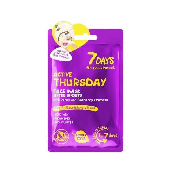 7Days Face Mask Active Thursday, 28gr