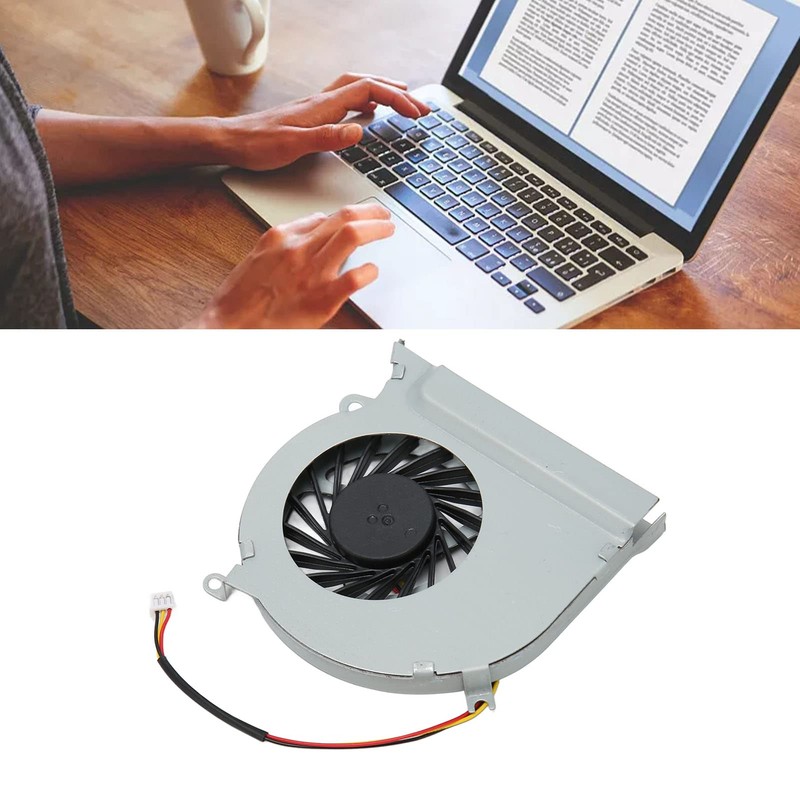 Laptop Cooling Fan Replacement, CPU Fan with 3 Pin Connector,